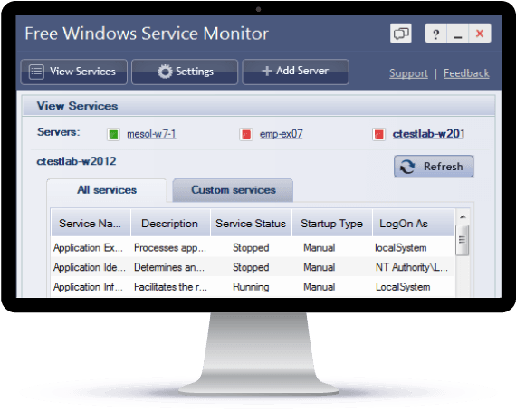 service monitoring, service monitoring software, service monitoring tools